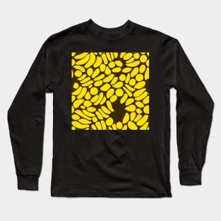 Minimalistic Banana pattern #4 Long Sleeve T-Shirt